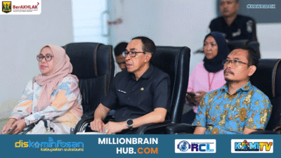 Sekda Kab Sukabumi Ade Suryaman tengah ikuti asistensi, monitoring dan evaluasi Universal Coverage Jamsosnaker