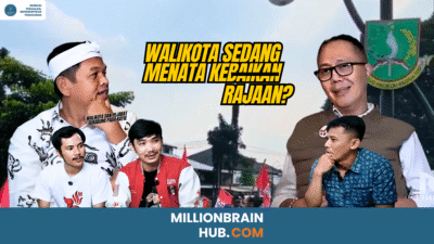 Ketua dan sekretaris GMNI Sukabumi Raya, Kang Aris dan Kang Rifky