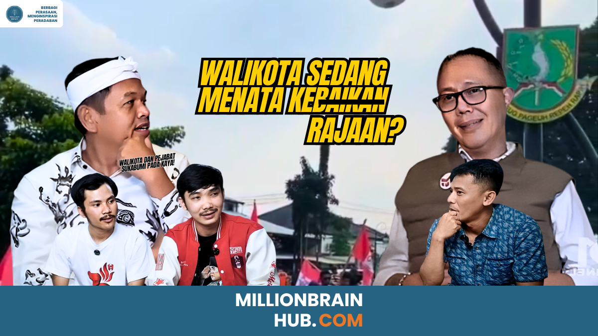 Ketua dan sekretaris GMNI Sukabumi Raya, Kang Aris dan Kang Rifky