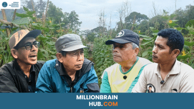 Petani Parung Seah Sedang Mengeluarkan Keresahan