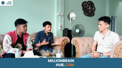 Kang Rifki dan Kang Gilang (sekretaris dan Wakabid Polhukam GMNI Sukabumi Raya)