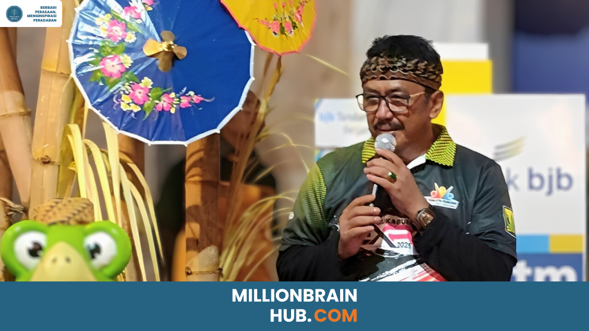 H Asep Japar SE MM ( Bupati Sukabumi ) di Acara penutupan Sukabumi Expo