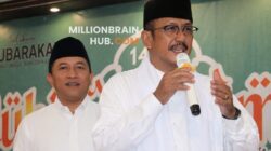 Bupati dan Wakil Bupati Sukabumi Asep Japar - Andreas saat Muhibah Ramadan di Yaspida Kadudampit. |Foto: Asoka