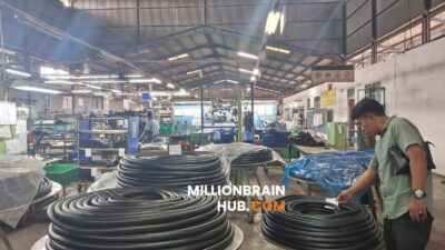 Sidak Komisi I DPRD Sukabumi ke Pt. Pong Codan Indonesia. |Foto: Asep