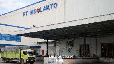 PT Indolakto Plant C-3 di Desa Pasawahan, Kecamatan Cicurug, Kabupaten Sukabumi. |Foto: Sudirman