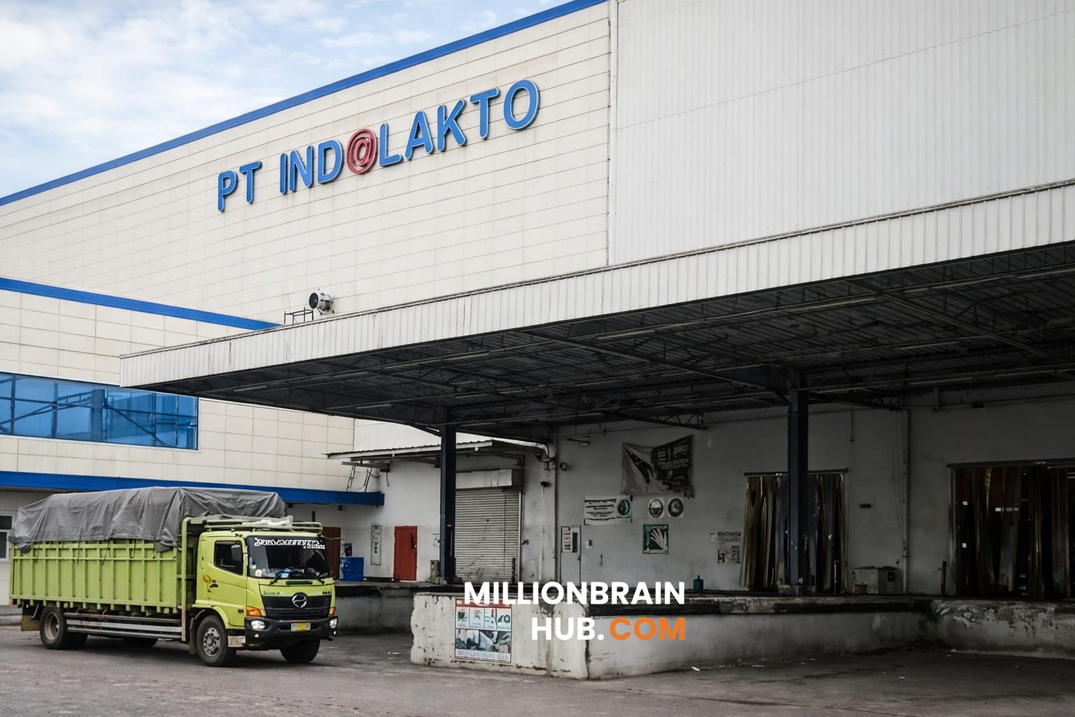 PT Indolakto Plant C-3 di Desa Pasawahan, Kecamatan Cicurug, Kabupaten Sukabumi. |Foto: Sudirman