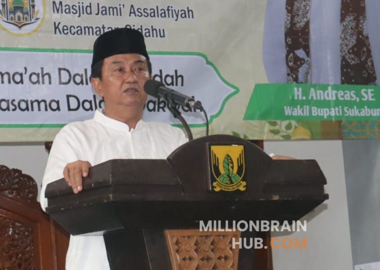 Camat Cidahu, Tamtam Alamsyah, saat kegiatan Muhibah Ramadan 1447 Hijriah di Masjid As-Salafiyah Cidahu, Senin (16/3/2026). |Foto: Asoka