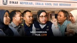 Pengurus Koperasi Merah Putih dan Pelaku UMKM Kec Gegerbitung Mendatangi Kepala DKUKM Kab Sukabumi, Sri Hastuty Harahap