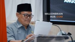 Wakil Ketua II DPRD Kabupaten Sukabumi, H Usep, saat menyampaikan pokok-pokok pikiran DPRD untuk RKPD Kabupaten Sukabumi tahun 2027 di paripurna DPRD Kabupaten Sukabumi, Selasa (31/3/2026). |Foto: doksetwan