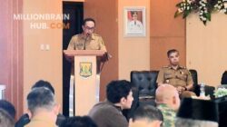 Sekretaris Daerah Kabupaten Sukabumi, Ade Suryaman, saat Musrenbang RKPD 2027 di Bale Pangripta, Bapperida Kabupaten Sukabumi, Selasa (31/3/2026). |Foto: dokpim