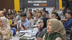 Peserta yang mengikuti Sertifikasi Pemandu Ekowisata 2026 di Aula DKUKM Kabupaten Sukabumi. |Foto: ist