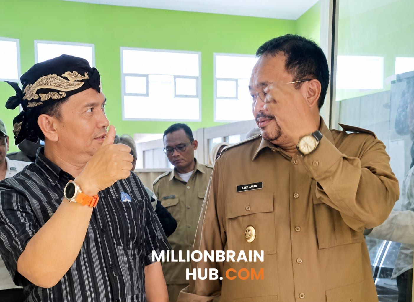 Wakil Ketua Komisi IV DPRD Kabupaten Sukabumi, Hendra Purnama, saat sidak bersama Bupati Sukabumi Asep Japar ke RSUD Palabuhanratu pada Senin (11/5/2026). |Foto: ist