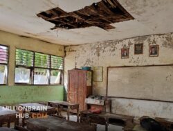 Ruang Kelas SDN Batununggul di Sukabumi Rusak, Warga Minta Segera Diperbaiki