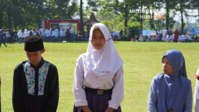 Siswa siswi SD dan SMP penerima beasiswa hafiz Alquran. |Foto: ist