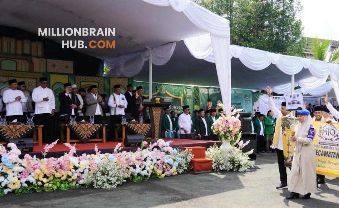 Ketua DPRD Kabupaten Sukabumi Budi Azhar Mutawali menghadiri Musabaqah Tilawatil Qur’an (MTQ) ke-XLVII tingkat Kabupaten Sukabumi yang digelar di Komplek Ponpes Terpadu Darrusyifa Al-Fitroh Perguruan Islam Yaspida, Kecamatan Kadudampit, Senin (4/5/2026). |Foto: ist