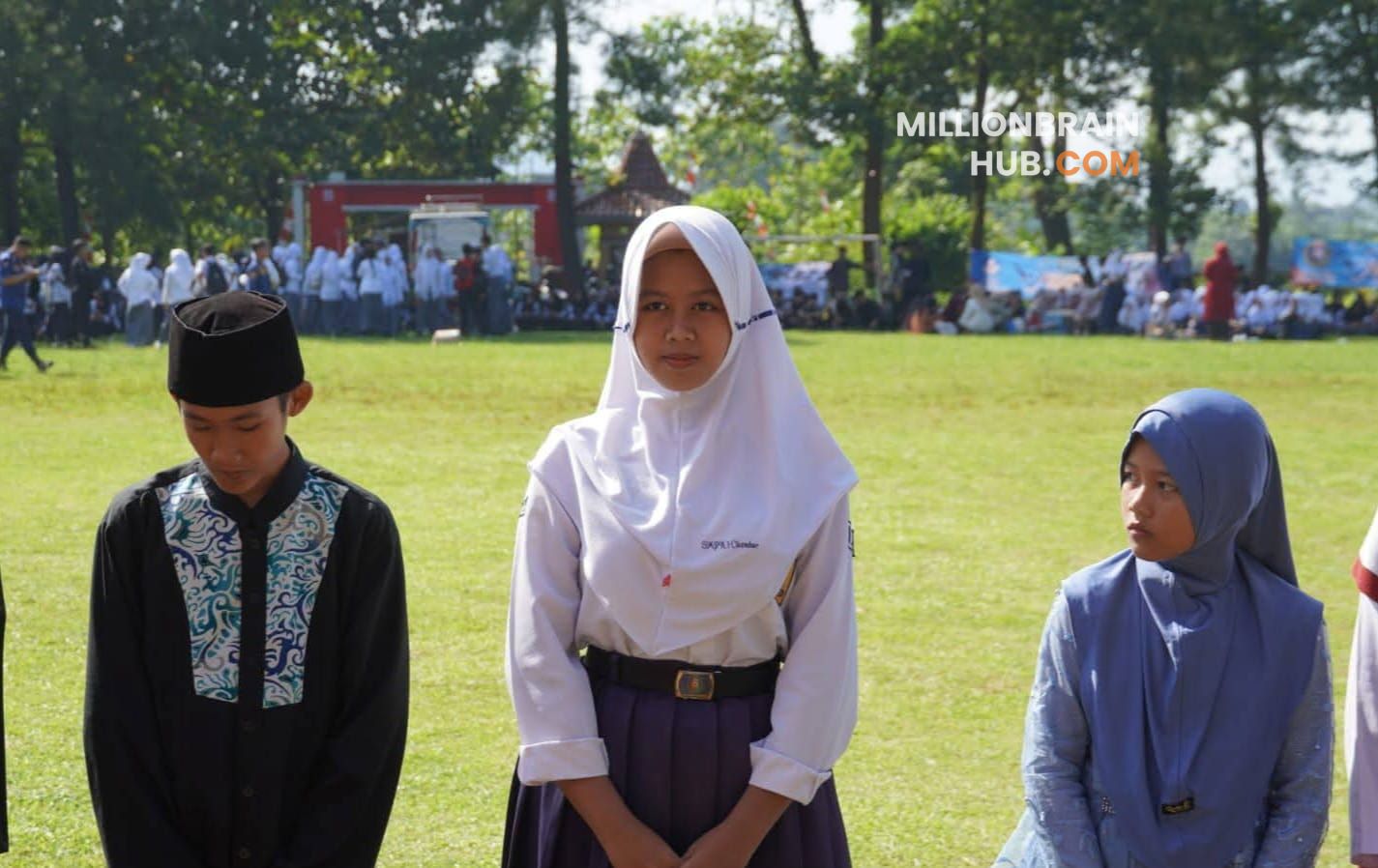 Siswa siswi SD dan SMP penerima beasiswa hafiz Alquran. |Foto: ist