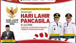 Peringati Hari Lahir Pancasila, Kadisdik Sukabumi Ajak Dunia Pendidikan Tanamkan Semangat Persatuan