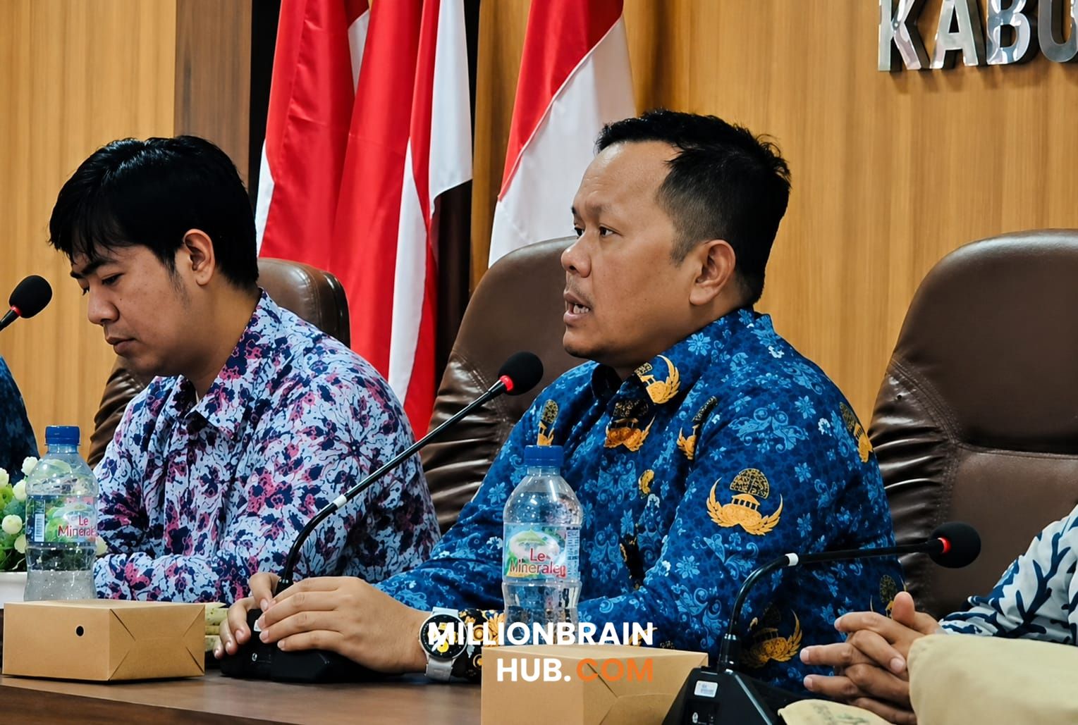 Kepala Dinas Pertanian Kabupaten Sukabumi, Aep Majmudin, saat menggelar kegiatan peningkatan kapasitas sumber daya pertanian bagi para koordinator penyuluh pertanian se-Kabupaten Sukabumi. |Foto: distan