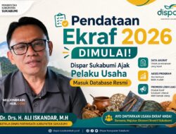 Pendataan Ekraf 2026 Dimulai, Dispar Sukabumi Ajak Pelaku Usaha Masuk Database Resmi
