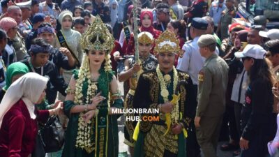 Peringatan Hari Nelayan Nasional ke-66 di kawasan Palabuhanratu. |Foto: ist