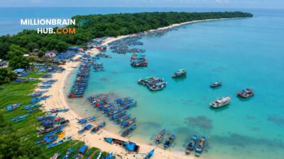 Salah satu tempat wisata Geopark Ciletuh Palabuhanratu. |Foto: dispar