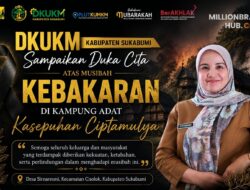 DKUKM Kabupaten Sukabumi Sampaikan Duka Cita atas Musibah Kebakaran di Kampung Adat Kasepuhan Ciptamulya