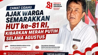 Camat Cidahu, Tamtam Alamsyah. |Foto: Dok