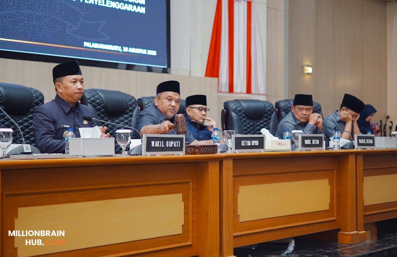 Suasana rapat paripurna DPRD Kabupaten Sukabumi, Senin 10 Agustus 2026. |Foto: Humprot