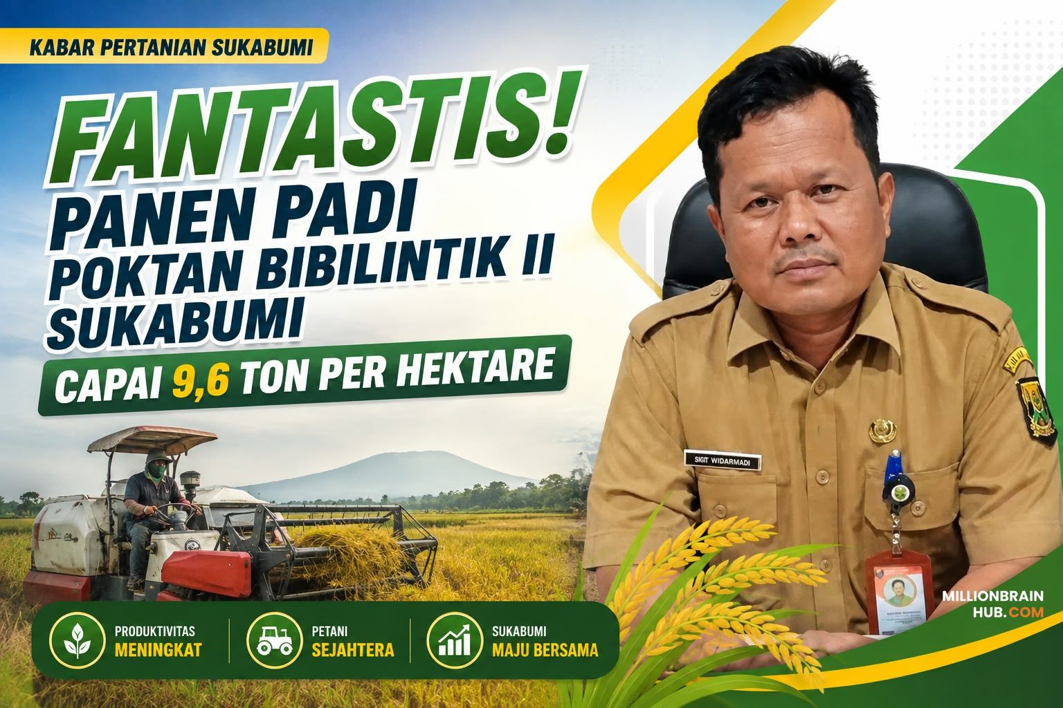 Kepala Dinas Pertanian Kabupaten Sukabumi, Aep Majmudin. |Foto: dok