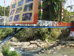 Warga Kamandoran Lega! Jembatan Merah Putih Presisi Buka Akses dan Harapan Baru