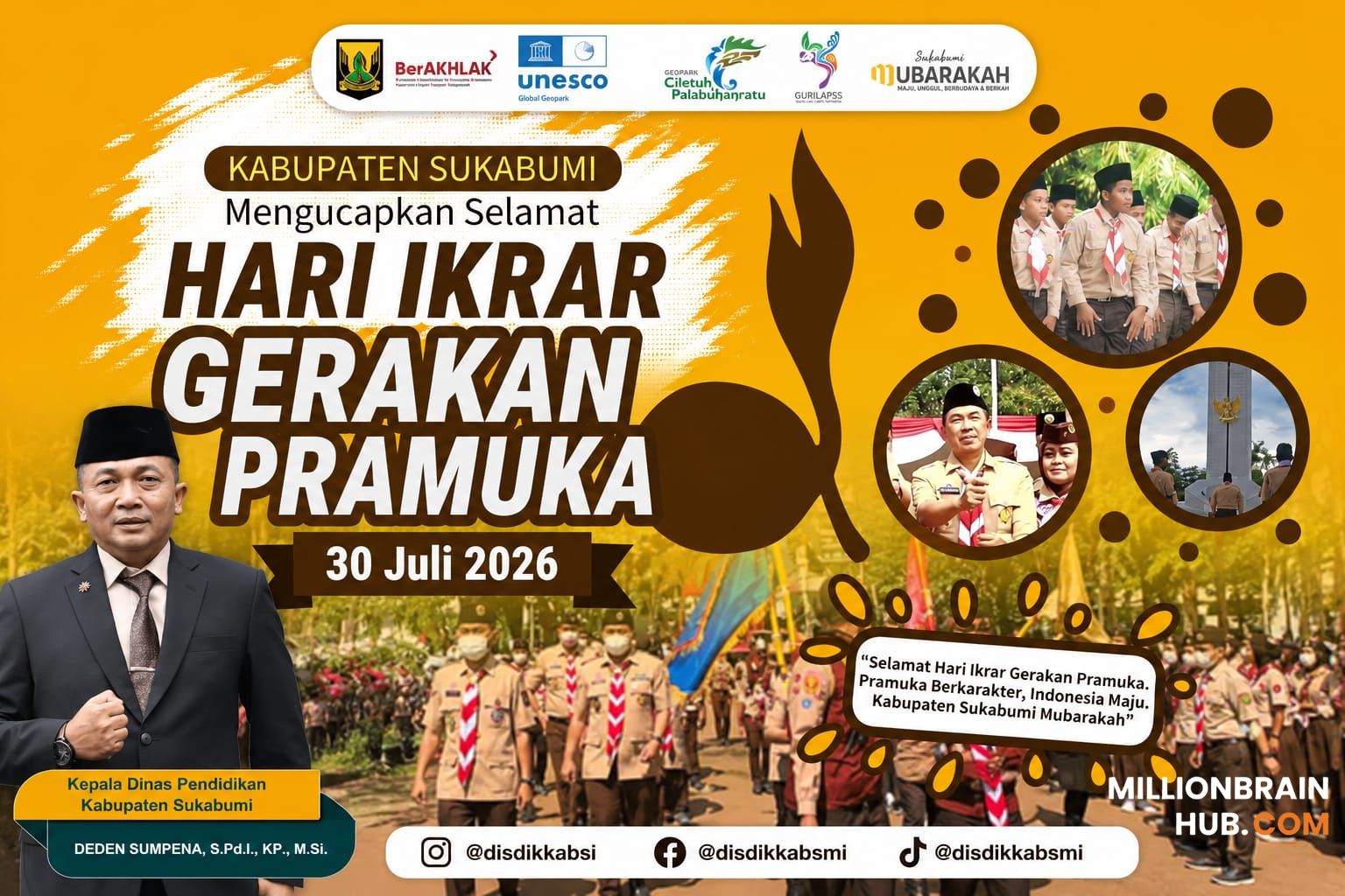 kepala dinas pendidikan sukabumi deden sumpena foto :disdik