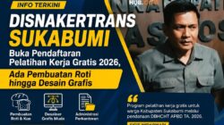 Disnakertrans Sukabumi Buka Pendaftaran Pelatihan Kerja Gratis 2026, Ada Pembuatan Roti hingga Desain Grafis