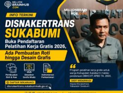 Disnakertrans Sukabumi Buka Pendaftaran Pelatihan Kerja Gratis 2026, Ada Pembuatan Roti hingga Desain Grafis