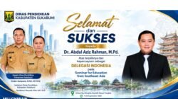 Abdul Aziz Rahman Wakili Indonesia di Forum Pendidikan Asia Tenggara, Bawa Nama Sukabumi ke Kancah Internasional