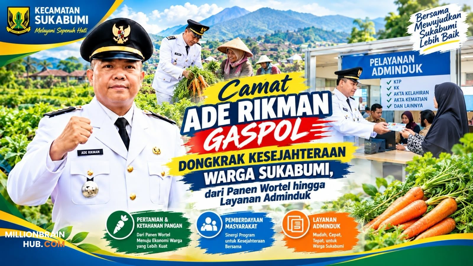 camat sukabumi ade rikman foto : ist