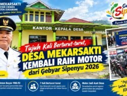 Tujuh Kali Berturut-turut, Desa Mekarsakti Kembali Raih Motor dari Gebyar Sipenyu 2026