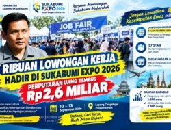 Ribuan Lowongan Kerja Hadir di Sukabumi Expo 2026, Perputaran Uang Tembus Rp2,6 Miliar