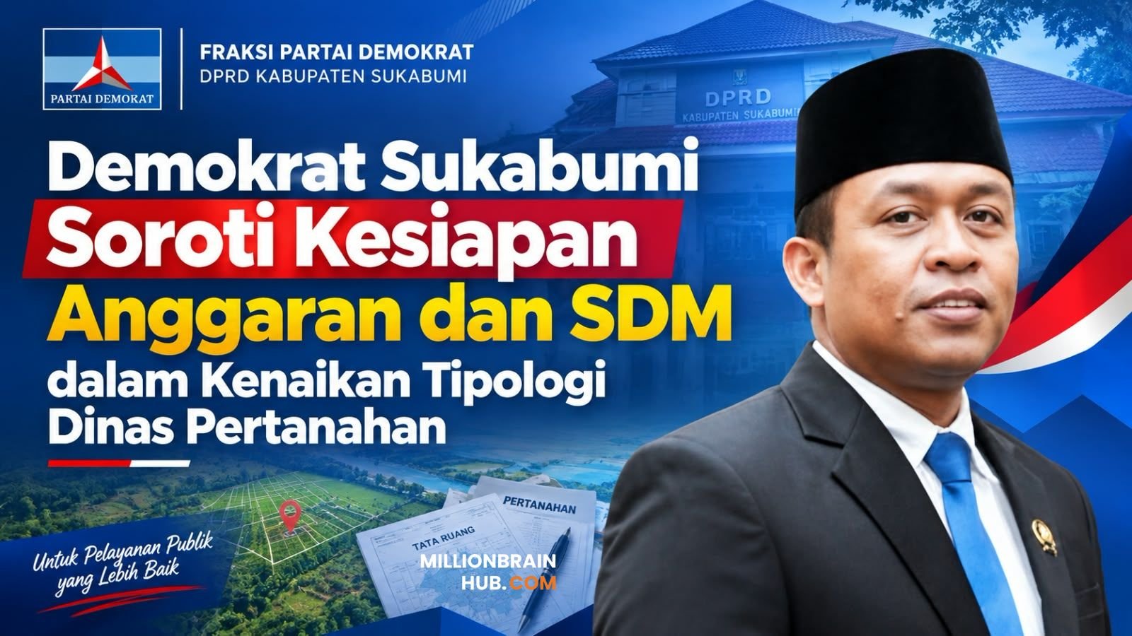Jalil Abdillah anggota Fraksi Partai Demokrat DPRD Kabupaten Sukabumi. |Foto: dok