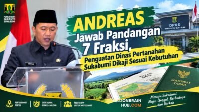 Wakil Bupati Sukabumi H. Andreas. |Foto: dok